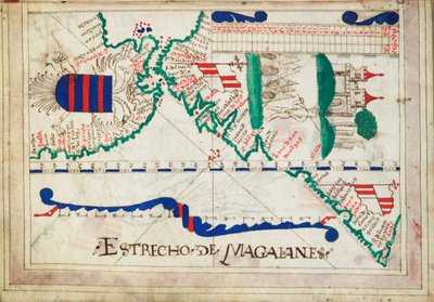 Encuadernado en un atlas de veinticinco cartas con diagramas y cuadros. Portugués o español. de Unknown artist