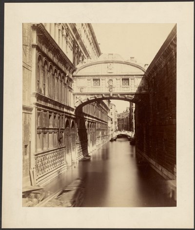 [Puente de los Suspiros, Venecia] de Unknown artist