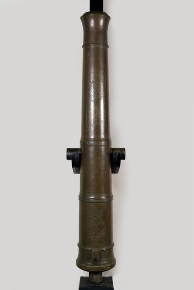 Cañón de bronce de seis libras, de avancarga de Unknown artist