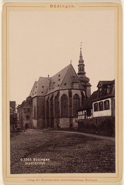 Budingen. Iglesia del pueblo. de Unknown artist