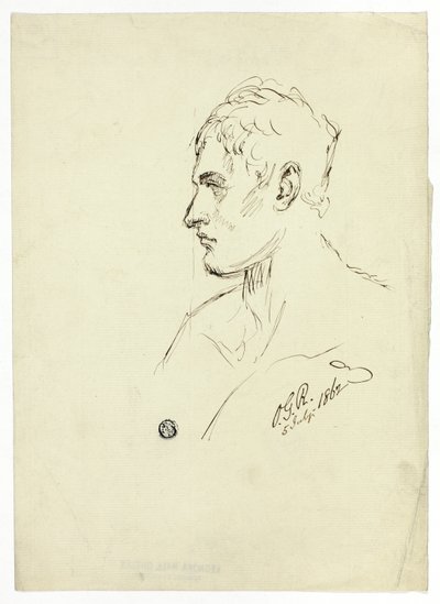 Busto de joven de perfil de Unknown artist