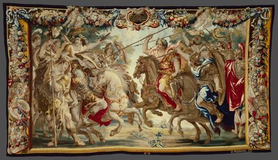 César derrota a las tropas de Pompeyo de La historia de César y Cleopatra de Unknown artist