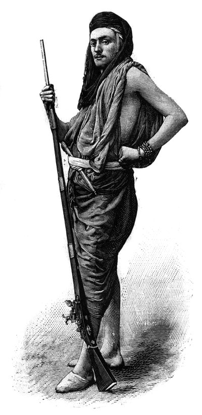 Camille Douls 1864-1889 explorador inglés - grabado 1888 de Unknown artist