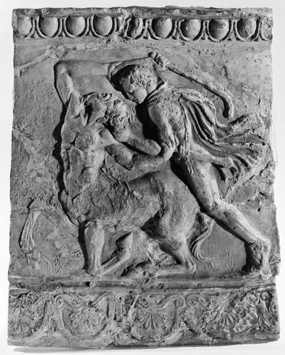 "Campana" Relieve de Teseo matando a un centauro de Unknown artist