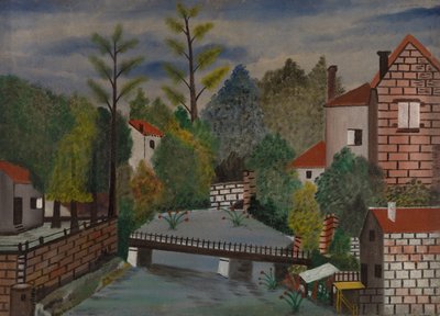 Canal y Casas de Unknown artist