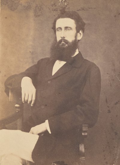 Capitán Thompson. Comisario de Sitapur en Oudh 1870 de Unknown artist