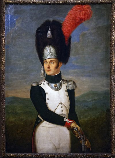 Capitán de los granaderos de la Guardia Real Italiana, c.1809 de Unknown artist