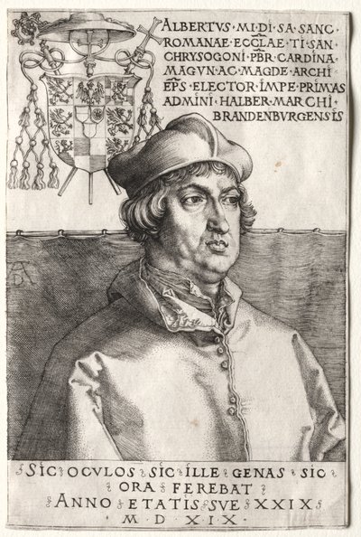 Cardenal Albrecht de Brandeburgo - La Placa Pequeña de Unknown artist