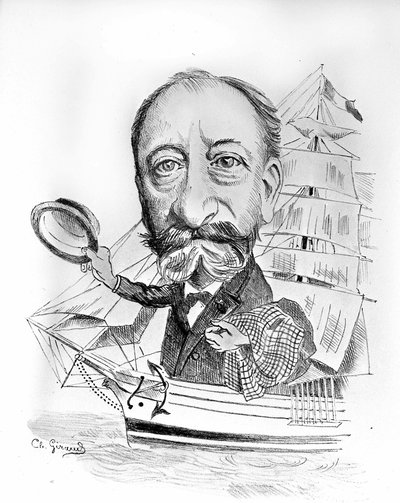 Caricatura de Camille Saint-Saëns (1835-1921), compositor francés. de Unknown artist