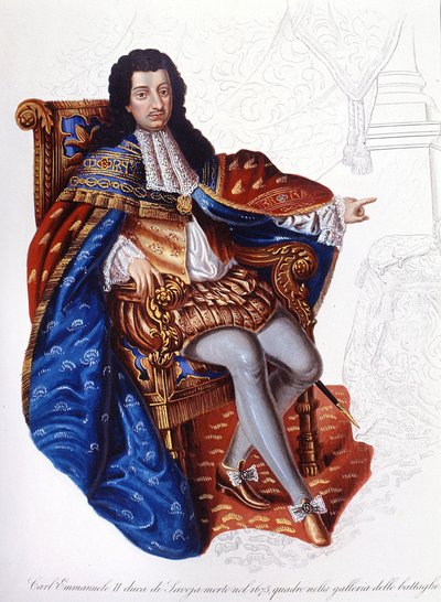 Carlos Emmanuel II (1634 - 1675), Duque de Saboya de Unknown artist