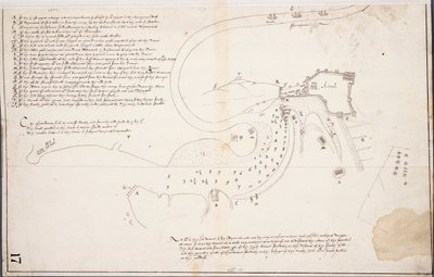 Mapa de Kinsale de Unknown artist