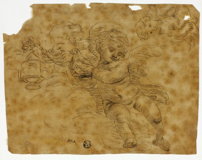 Querubines con incensarios de Unknown artist