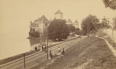 [Castillo de Chillon en el lago Lemán] de Unknown artist