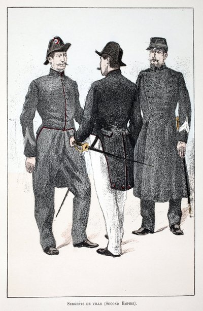 Sargentos de la ciudad (Segundo Imperio) de Unknown artist