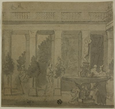 Escena Interior Clásica de Unknown artist