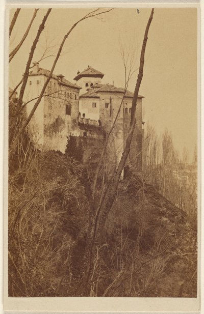 [Vista cercana de La Alhambra, Granada, España]. de Unknown artist