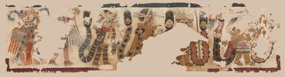 Tela con procesión de figuras de Unknown artist
