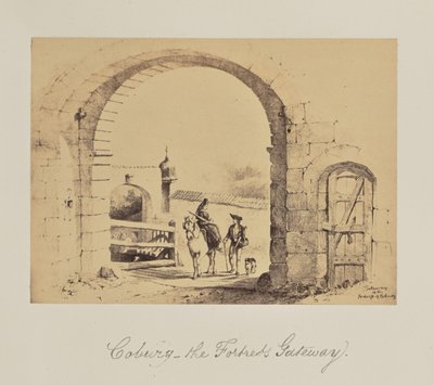 Coburgo: la puerta de la fortaleza. de Unknown artist