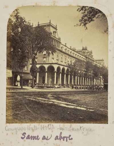 Hotel Congress Hall - Saratoga de Unknown artist