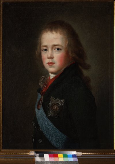 Retrato del gran duque Constantino Pavlovich de Rusia (1779-1831) de niño de Unknown artist