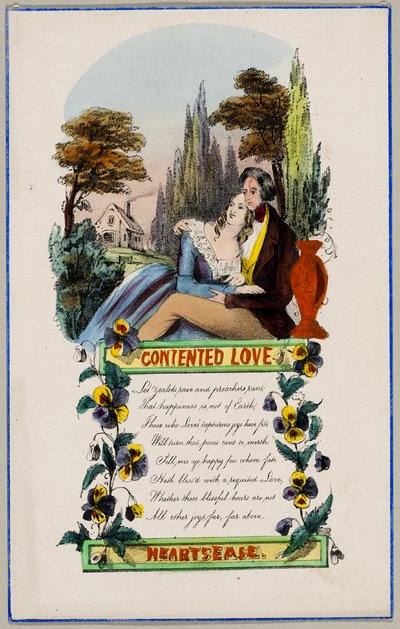 Amor contento (San Valentín) de Unknown artist
