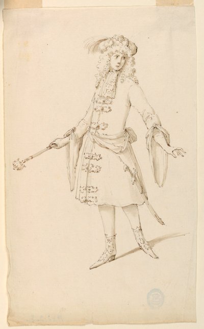 Diseño de vestuario: Un noble, rey o príncipe para un ballet de Unknown artist