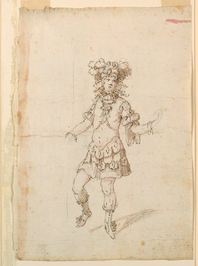 Diseño de vestuario: Bailarín masculino para un ballet de Unknown artist