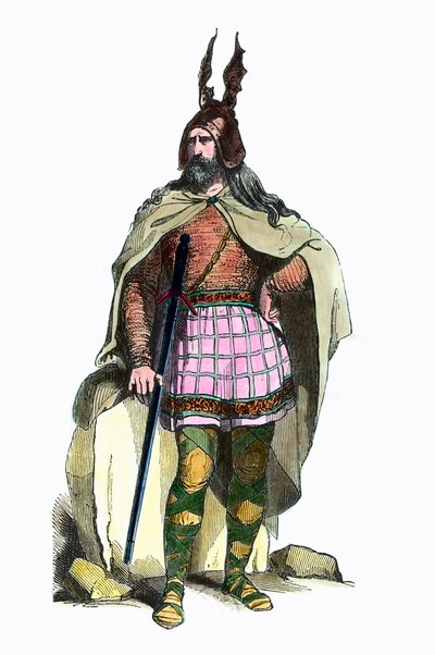 Traje de un jefe galo bajo el dominio romano de Unknown artist
