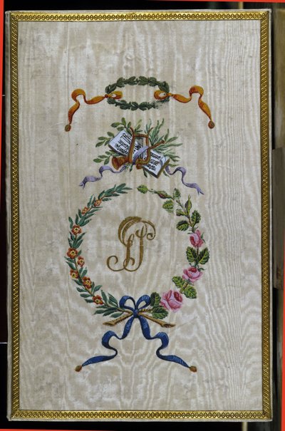 Portada del libreto "Medee a Corinthe" de Giovanni Simone Mayr (Johann Simon Mayr) (1763-1845), que perteneció a la cantante italiana Giuditta Pasta (ver sus iniciales GP) Teatro Carcano 1829 de Unknown artist