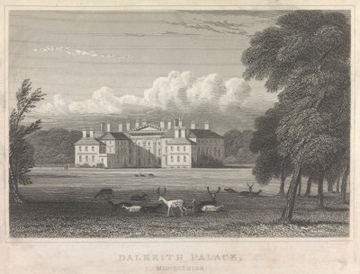 Palacio de Dalkeith, Midlothian; página 86 (Volumen Uno) de Unknown artist