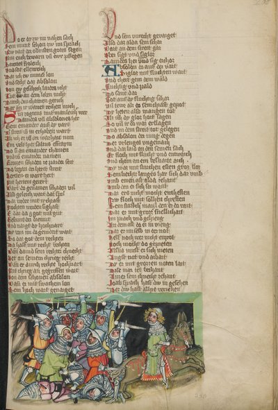 El ejército de David persigue a Absalón de Unknown artist