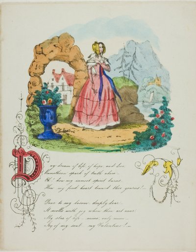 Sueño diurno de vida, de esperanza y de amor (san valentín) de Unknown artist