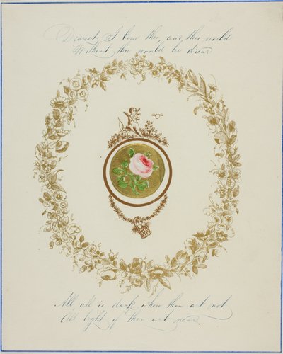 Dearest, I Love Thee (San Valentín) de Unknown artist
