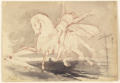 Muerte a caballo blanco de Unknown artist