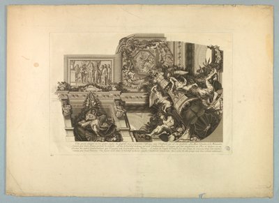 Decoraciones de Lebrun y Mignard en el Palacio de Versalles de Unknown artist