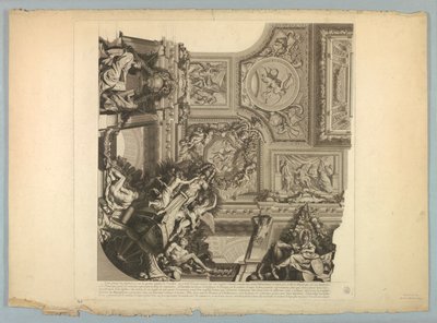 Decoraciones de Lebrun y Mignard en el Palacio de Versalles de Unknown artist