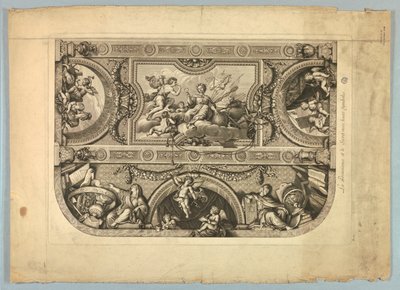 Decoraciones de Lebrun y Mignard en el Palacio de Versalles de Unknown artist
