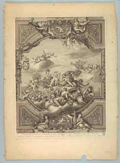 Decoraciones de Lebrun y Mignard en el Palacio de Versalles de Unknown artist