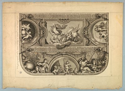 Decoraciones de LeBrun y Mignard en el Palacio de Versalles de Unknown artist