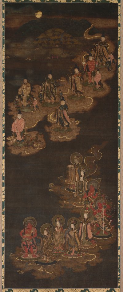 Descenso de las Nueve Luminarias y las Siete Estrellas en Kyosuke de Unknown artist