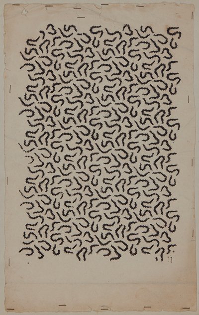 Dibujo de diseño, finales del siglo XVIII de Unknown artist