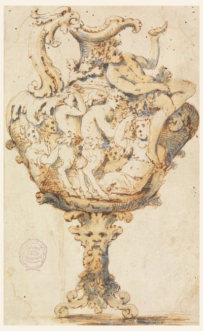 Diseño para Jarra de Mayólica de Unknown artist
