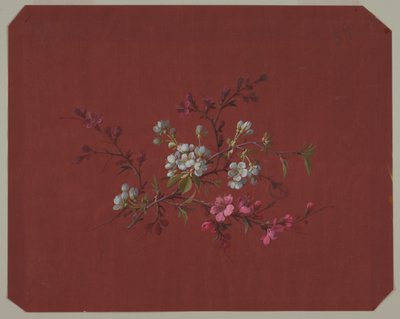 Diseño para Papel Tapiz y Textiles: Flores de Unknown artist