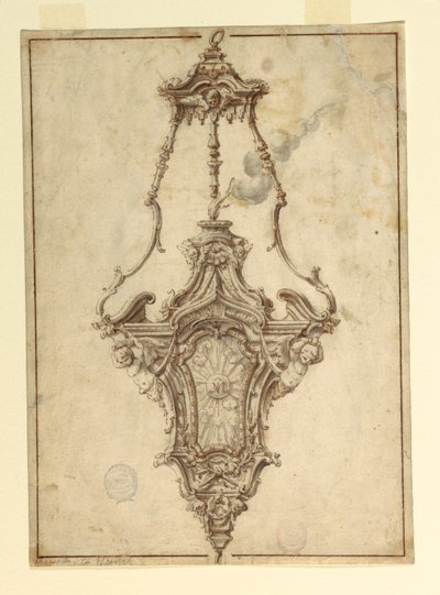 Diseño para un incensario de Unknown artist