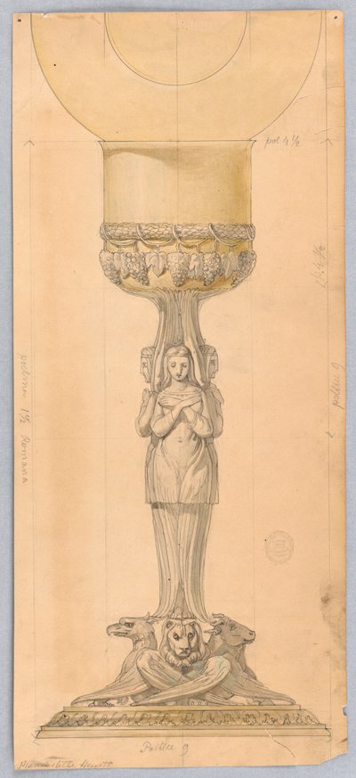 Diseño para un cáliz de Unknown artist