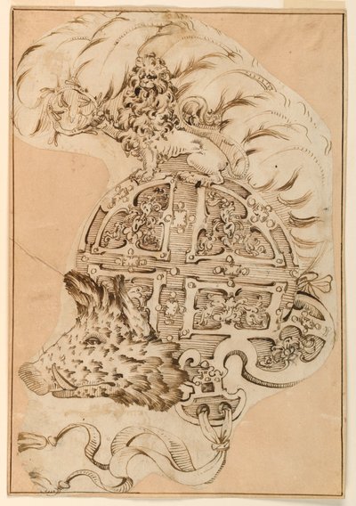Diseño para un burgonet decorativo de Unknown artist