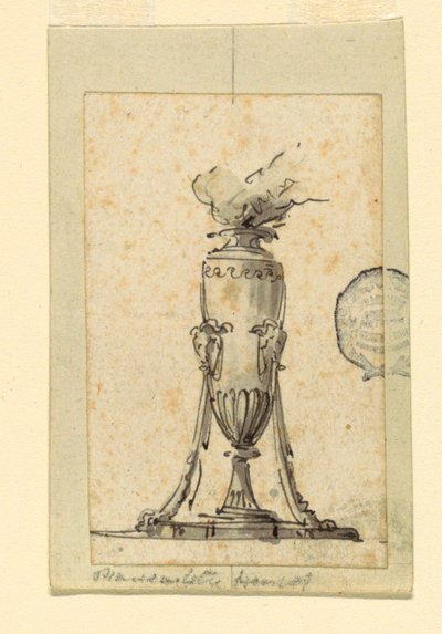 Diseño para una lámpara de Unknown artist