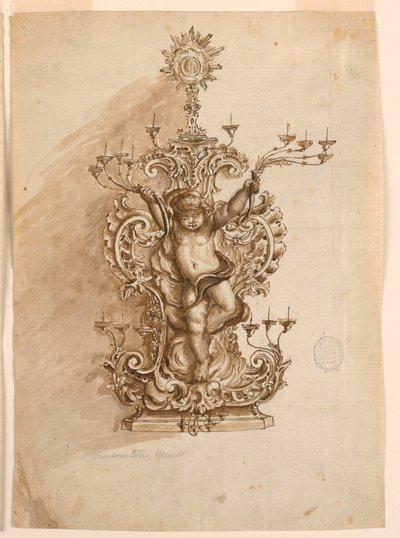 Diseño para una custodia de Unknown artist