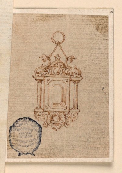 Diseño para un Colgante de Unknown artist