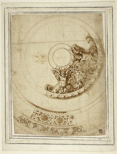 Diseño para un plato o una jofaina de Unknown artist
